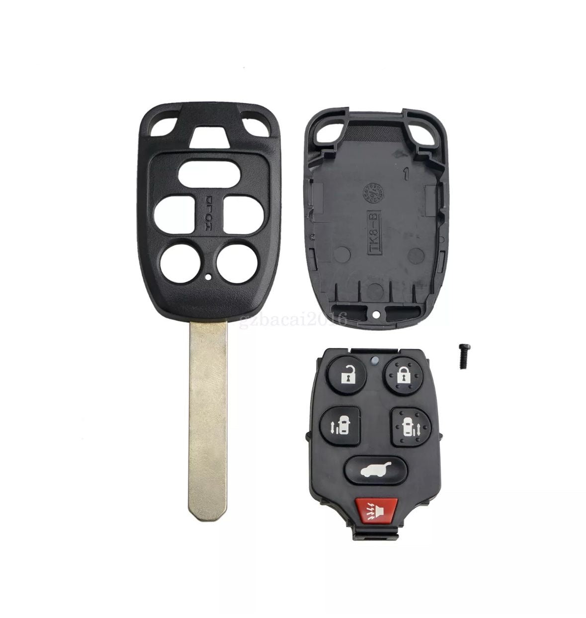 2011-2013 Honda Odyssey / 6-Button Remote Head Key Shell and Key Case / HO01 / N5F-A04TAA / AFTERMARKET 2011-2013 Honda Odyssey / 6-Button Remote Head Key Shell and Key Case / HO01 / N5F-A04TAA / AFTERMARKET